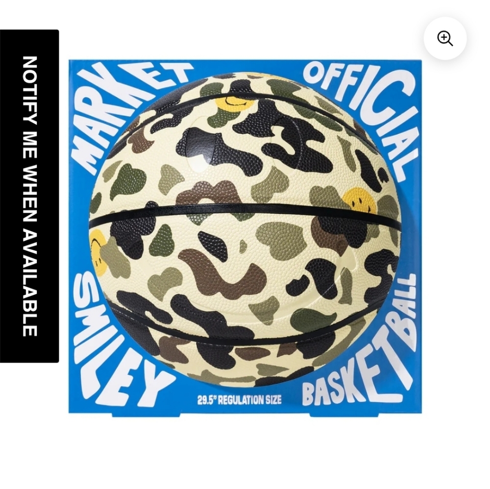 Market Studios Smiley Camouflage Basketball